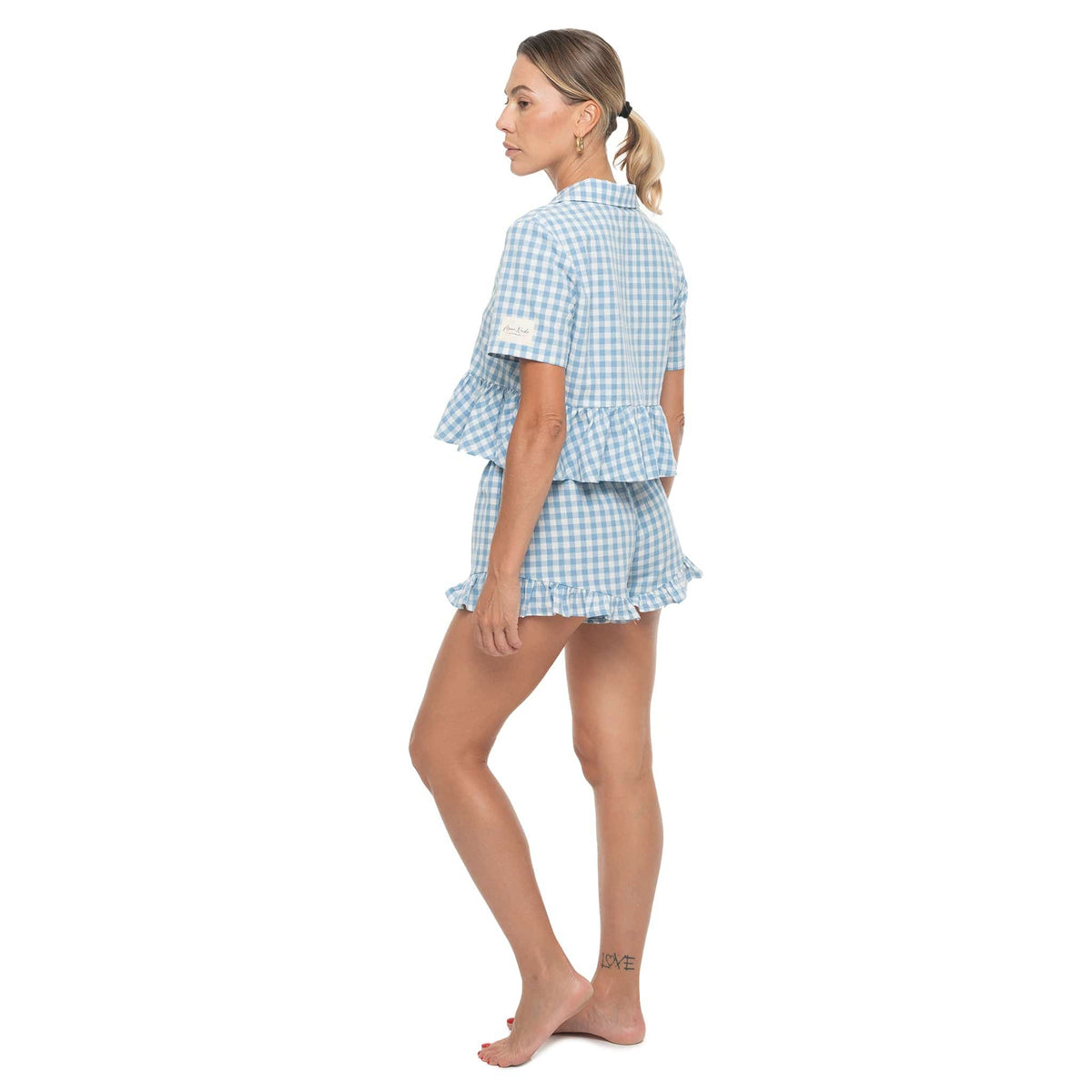 Azure Pajama Shorts