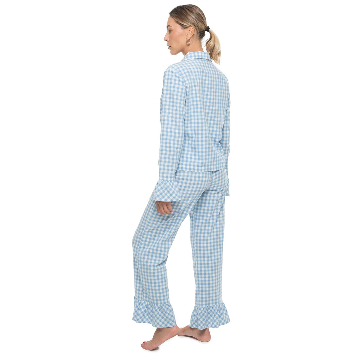 Azure Long Pajama Top