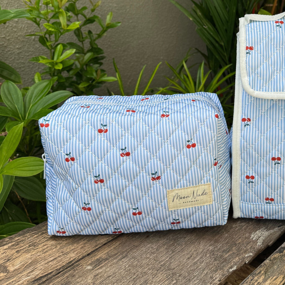 Cherry Large Makeup Bag