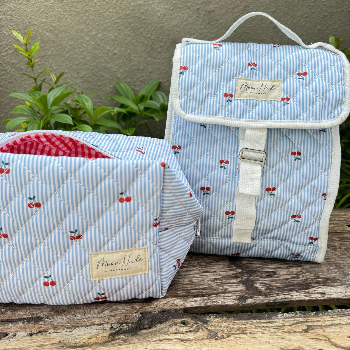 Cherry Large Makeup Bag