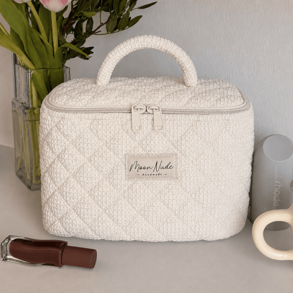 Cream Vanity Bag