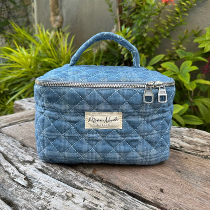 Denim Vanity Bag