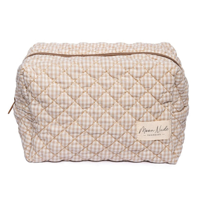 Nude Large Makeup Bag