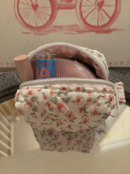 Peony Keychain Bag