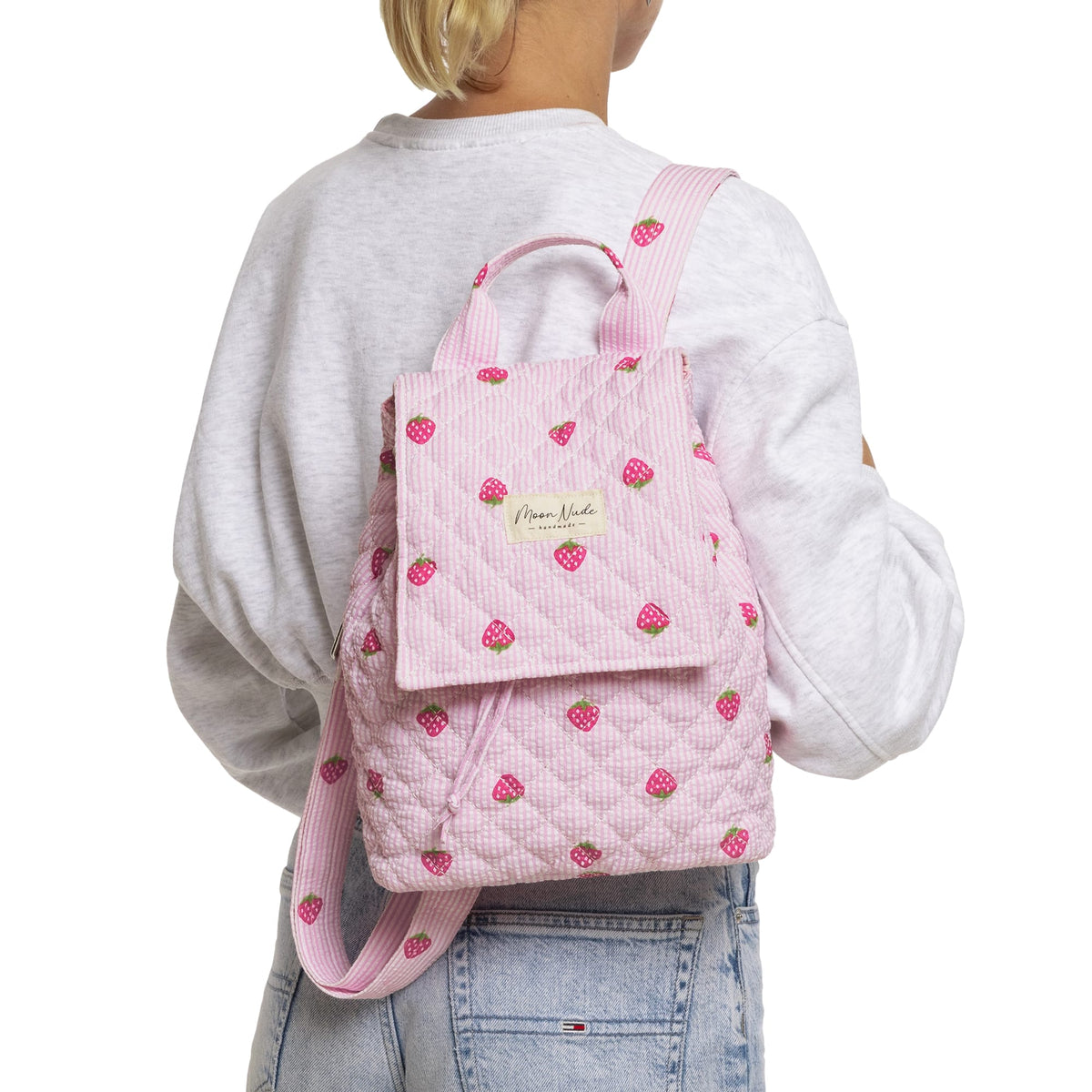 Strawberry Flap Backpack
