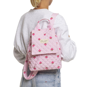 Strawberry Flap Backpack