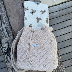 Teddy Flap Backpack