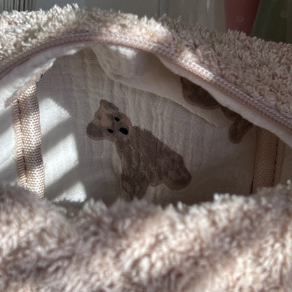 Teddy Mini Makeup Bag
